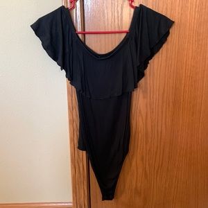 Express off the shoulder bodysuit